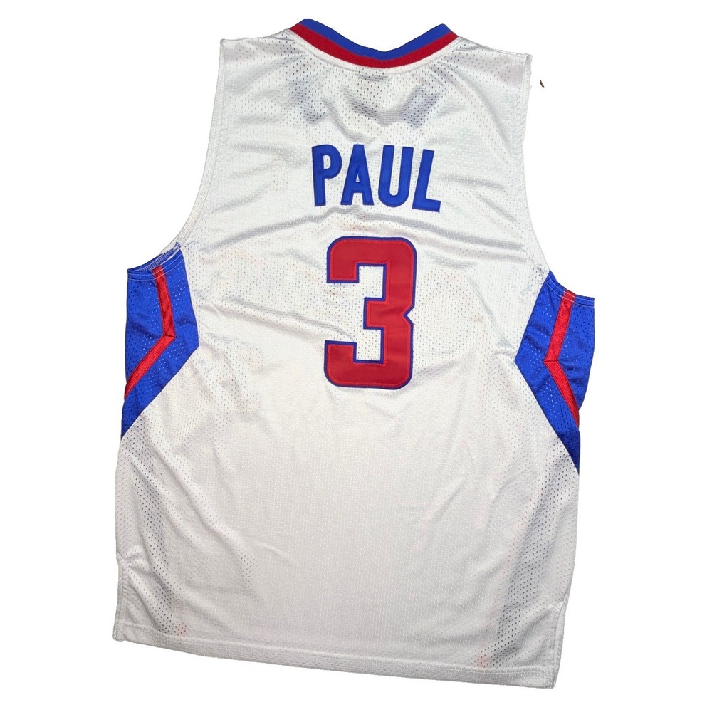 Adidas Chris Paul #3 LAโ Clippers Swingman Jersey White Men's 50 XL NBA
